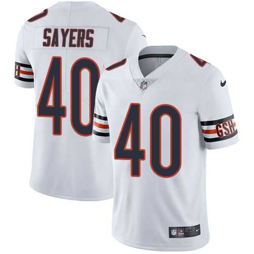 Nike Chicago Bears #40 Gale Sayers White NFL Vapor Untouchable Limited Jersey,We sell and wholesale Nike Chicago Bears #40 Gale Sayers White NFL Vapor Untouchable Limited Jersey on line form chian!